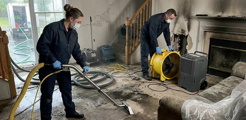 Same-Day Fire and Water Restoration in Desoto