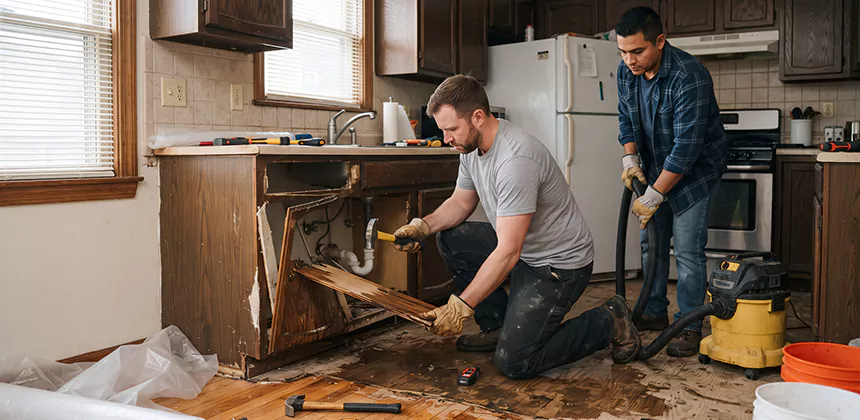 Repairing Water Damaged MDF Cabinets in Desoto