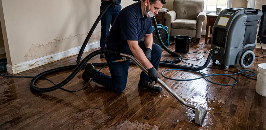 Hardwood Floor Water Extraction in Desoto