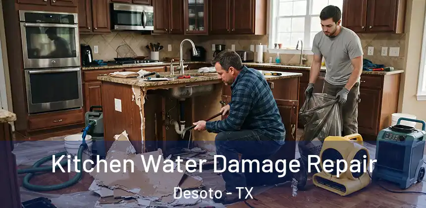  Kitchen Water Damage Repair Desoto - TX